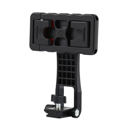 Adjustable vertical and horizontal phone bracket with secure ABS grip