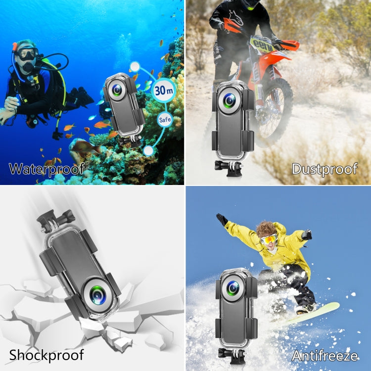 PULUZ 30m Underwater Housing for Insta360 ONE X2