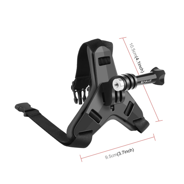 PULUZ Motorcycle Helmet Chin Strap Mount for GoPro & DJI