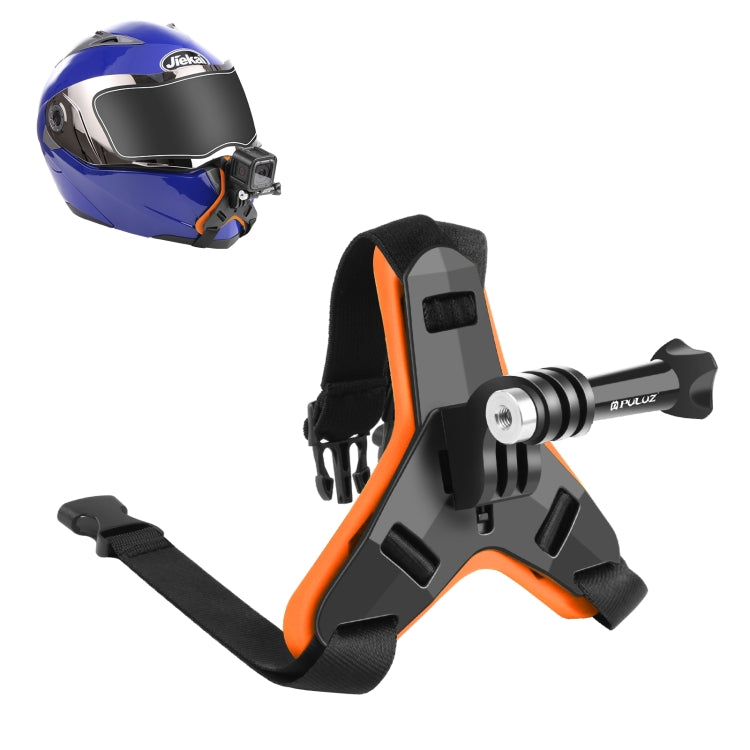 PULUZ Motorcycle Helmet Chin Strap Mount for GoPro & DJI