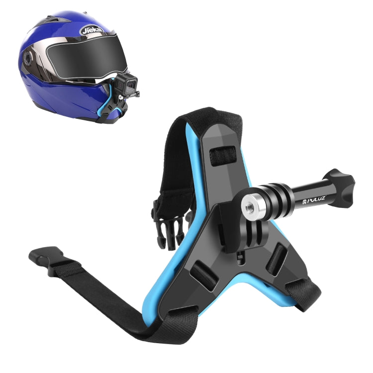 PULUZ Motorcycle Helmet Chin Strap Mount for GoPro & DJI