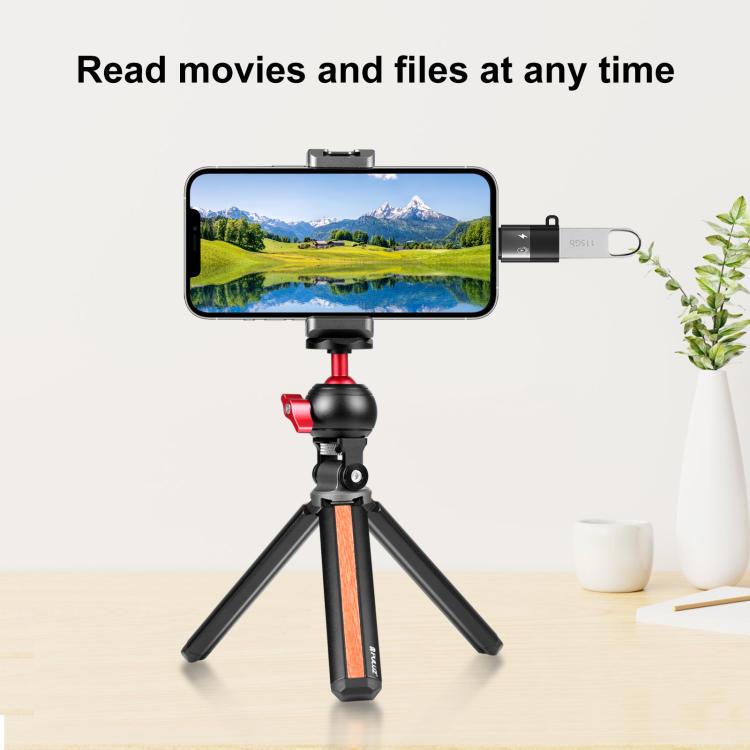 PULUZ 8 Pin to USB-C / Type-C  PD OTG Adapter