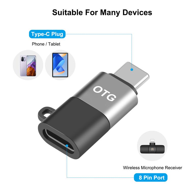 PULUZ USB-C / Type-C to USB-C / Type-C OTG Adapter