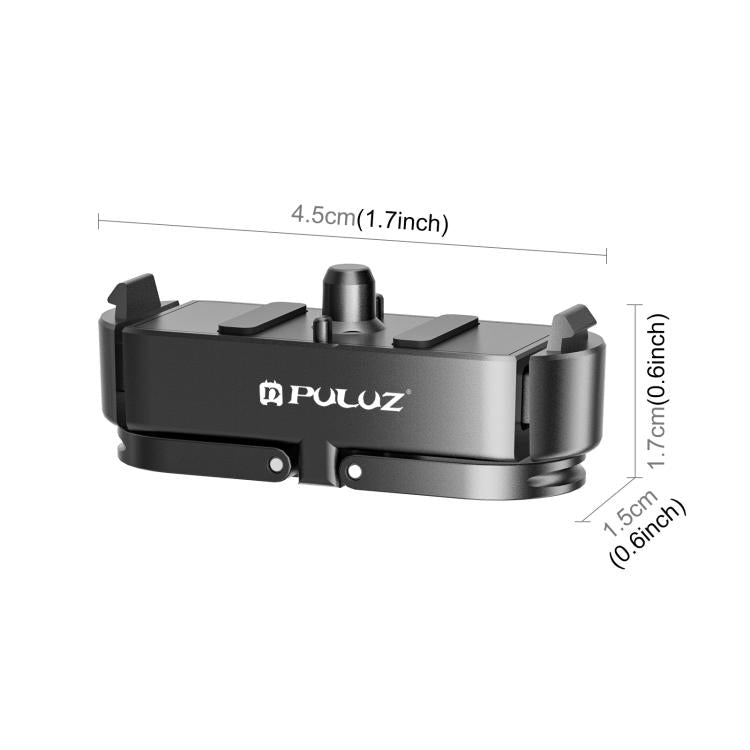 For GoPro HERO13 Black PULUZ Magnetic Quick Release Metal Base, For GoPro HERO13 Black
