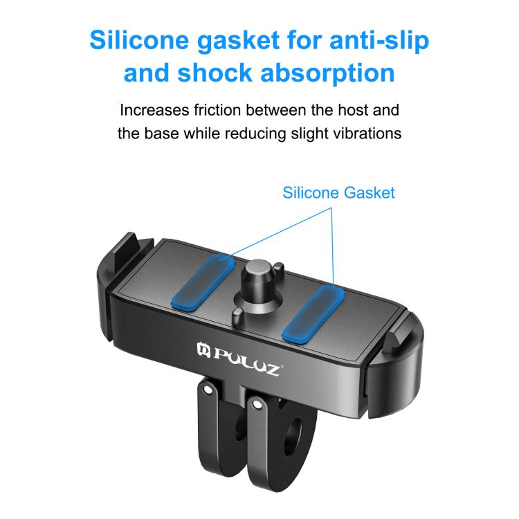 For GoPro HERO13 Black PULUZ Magnetic Quick Release Metal Base, For GoPro HERO13 Black
