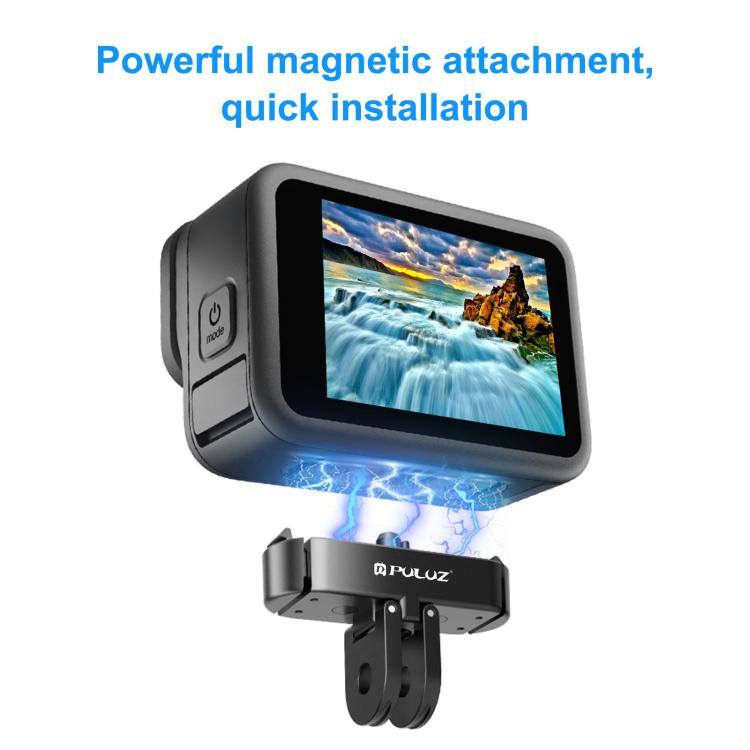 For GoPro HERO13 Black PULUZ Magnetic Quick Release Metal Base, For GoPro HERO13 Black