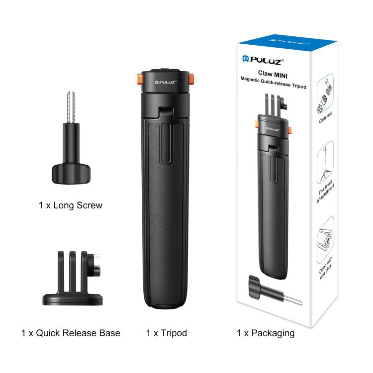 PULUZ Mini Magnetic Quick Release Selfie Stick Tripod, Magnetic Quick Release Tripod
