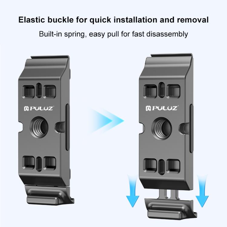 PULUZ ACE / AC Aluminum Alloy Battery Side Interface Cover for Insta360 Ace Pro 2, For Insta360 Ace Pro 2 ACE/AC Port