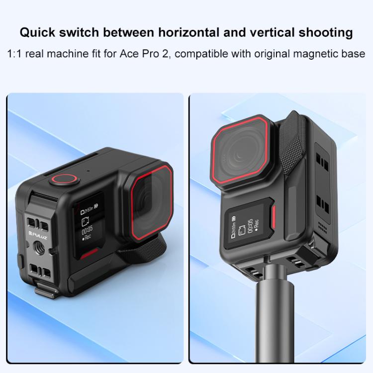 PULUZ ACE / AC Aluminum Alloy Battery Side Interface Cover for Insta360 Ace Pro 2, For Insta360 Ace Pro 2 ACE/AC Port