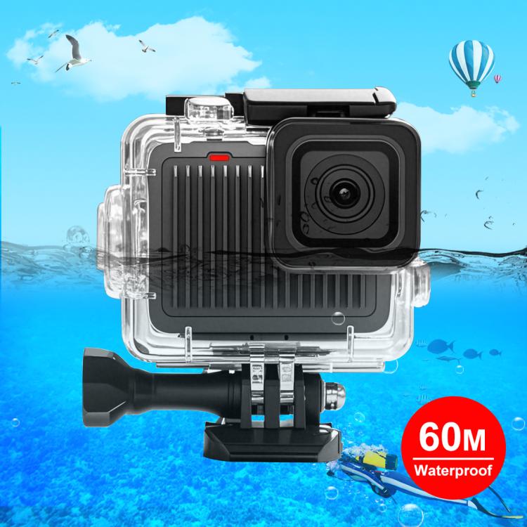 For GoPro HERO 4K 2024 PULUZ 60m / 196ft Waterproof Housing Protective Case with Buckle Basic Mount & Screw, Waterproof Housing Case