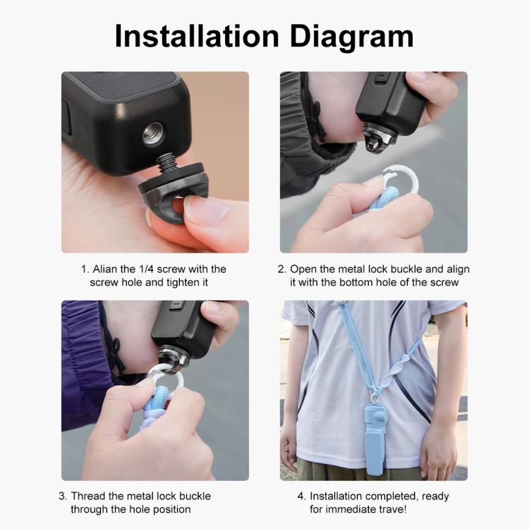 Sports Camera Lanyard for DJI Osmo Pocket 3 & GoPro