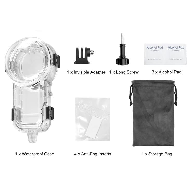 Insta360 X5 Waterproof Diving Case 60m by PULUZ