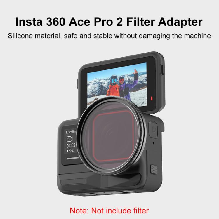 For Insta360 Ace Pro 2 PULUZ Filter Holder Metal Protective Filter Frame, For Insta360 Ace Pro 2