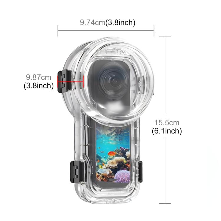 Insta360 X5 Waterproof Diving Case - 60m Depth Rating