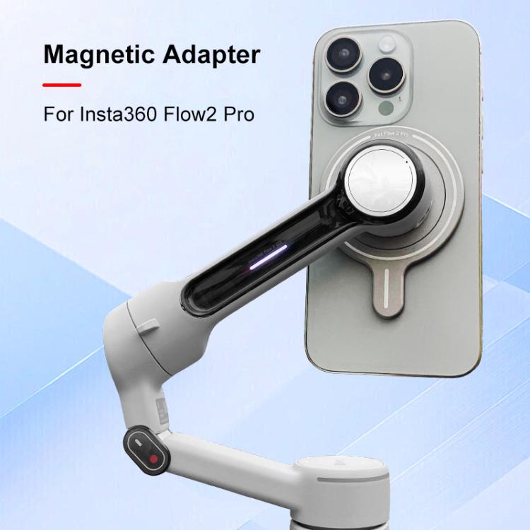 For Insta360 Flow 2 Pro PULUZ Magnetic Phone Mount Adapter
