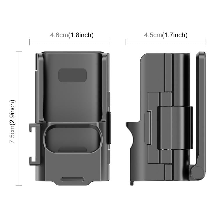 For DJI Osmo Pocket 3 PULUZ Folding Magnetic Mount Base Bracket, Magnetic Mount Base