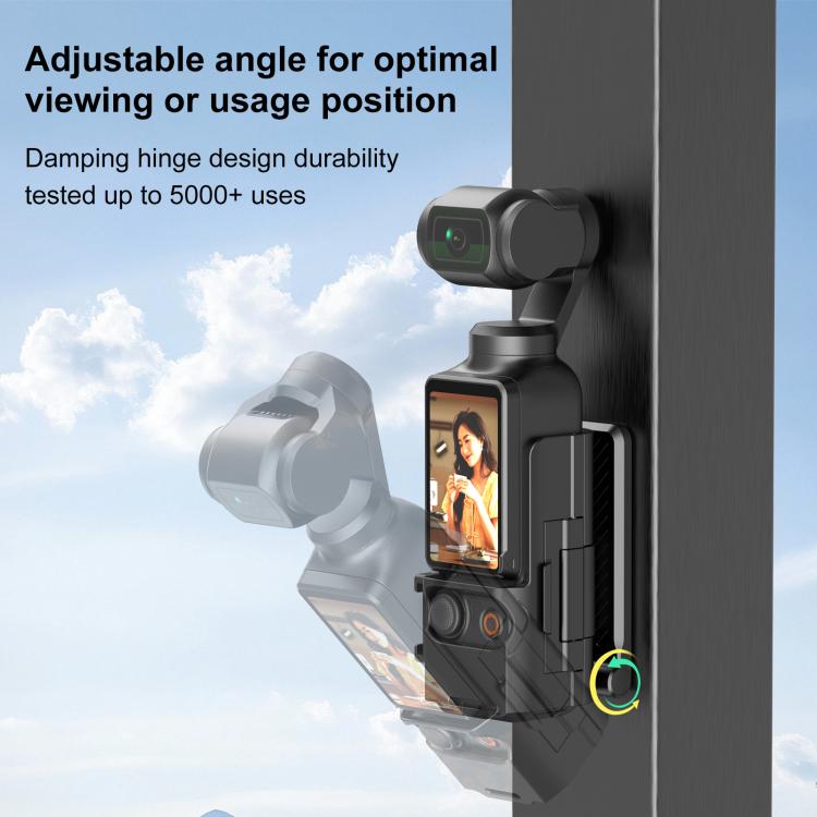 For DJI Osmo Pocket 3 PULUZ Folding Magnetic Mount Base Bracket, Magnetic Mount Base