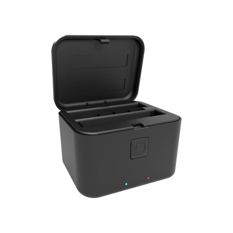 For Insta360 X5 PULUZ Dual-Batteries Charging Box Battery & Memory Card Storage Case, For Insta360 X5 Batteries Charging Box