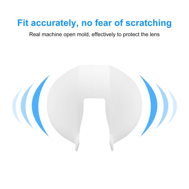 For Insta360 X5 PULUZ Invisible Dive Case Lens Guard Silicone Protective Lens Cap Cover, For Insta360 X5