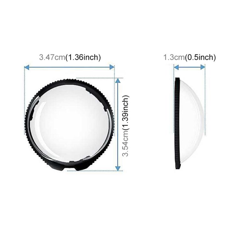 For Insta360 X5 PULUZ Rotation PC Lens Guard  Protective Cover, Rotating PC Lens Guard