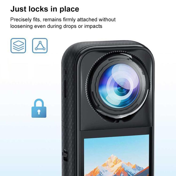 For Insta360 X5 PULUZ Rotation PC Lens Guard  Protective Cover, Rotating PC Lens Guard