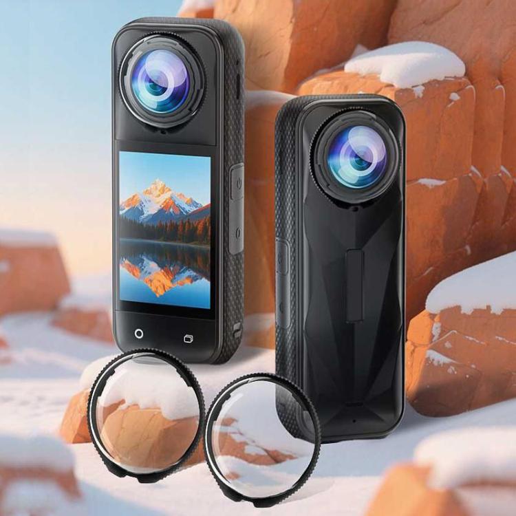 For Insta360 X5 PULUZ Rotation PC Lens Guard  Protective Cover, Rotating PC Lens Guard