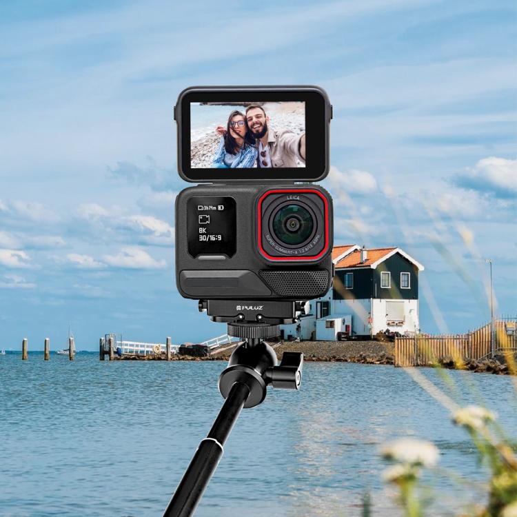 For Insta360 X5 / Ace Pro / Pro 2 PULUZ Aviation Aluminum Quick Release Base Adapter Bracket, Aluminum Quick Release Base