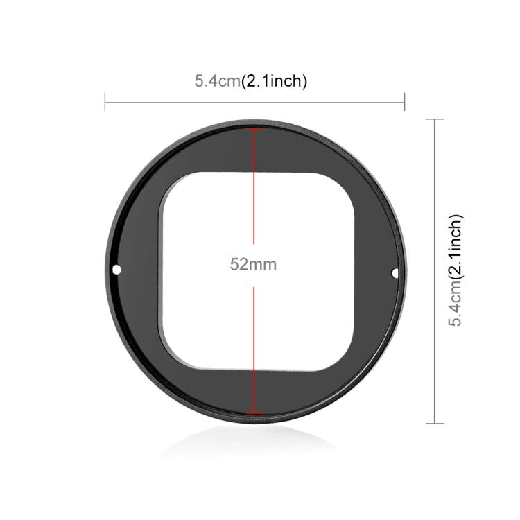 For Insta360 Ace Pro 2 PULUZ 52mm UV Lens Filter Adapter Ring with Lens Cover, For Insta360 Ace Pro 2 Filter Adapter Ring