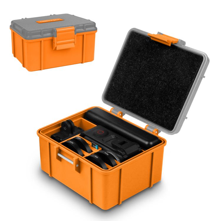 For DJI Osmo Action 5 Pro / 4 / 3 PULUZ Waterproof Hard Carrying Suitcase Outdoor Protective Storage Box