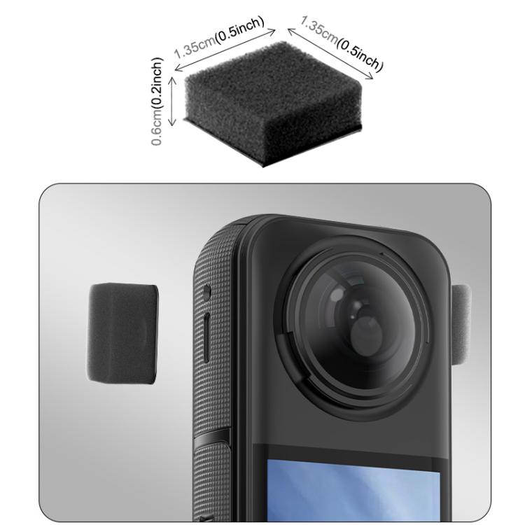 For Insta360 X5 / X4 / X3 PULUZ 6pcs Noise Reduction Windshield Foam Gasket, For Insta360 X5 / X4 / X3