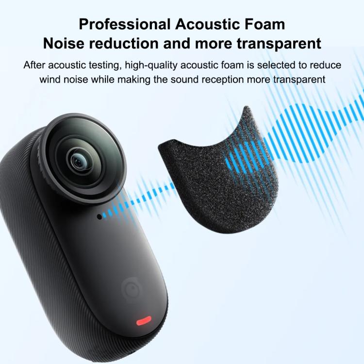 For Insta360 GO 3 / 3S PULUZ 6pcs Noise Reduction Windshield Foam Gasket, For Insta360 GO 3 / 3S