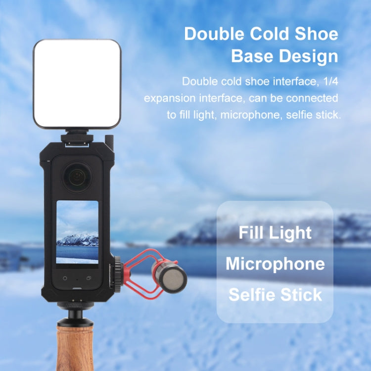 Insta360 X3 Metal Protective Cage with Cold Shoe Mount