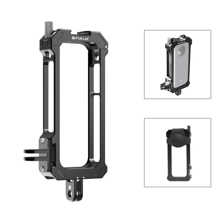Insta360 X3 Metal Protective Cage with Cold Shoe Mount