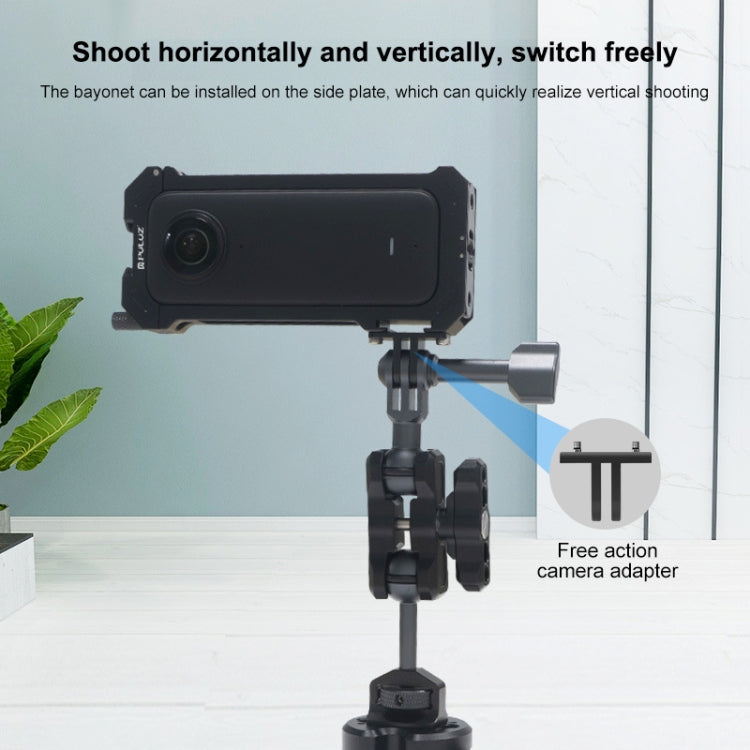 Insta360 X3 Metal Protective Cage with Cold Shoe Mount