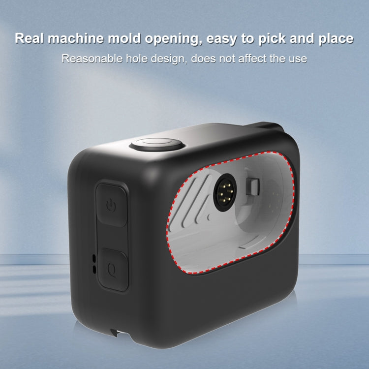 For Insta360 GO 3 PULUZ Camera Charging Case Silicone Case, Charging Case Case (White), Charging Case Case (Black), Charging Case Case (Red)