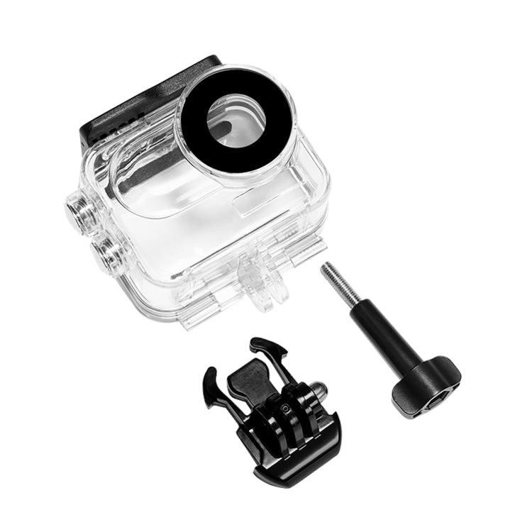 For Insta360 GO 3 PULUZ 60m Underwater Waterproof Housing Case with Base Adapter & Screw, Waterproof Housing Case