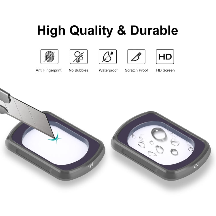 For DJI Pocket 3 PULUZ Magnetic Camera Lens UV Filter, UV Filter