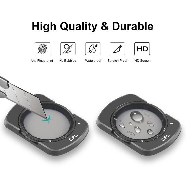 For DJI&#160;Pocket&#160;3 PULUZ Magnetic Camera Lens CPL Filter, CPL Filter
