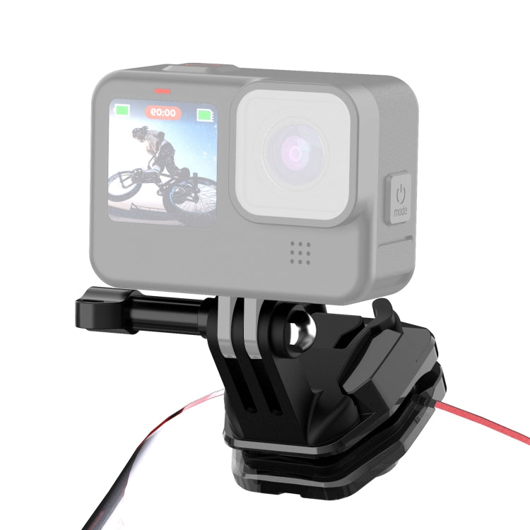 PULUZ Motorcycle Windshield Action Camera Mount Clip for GoPro Hero12 Black / DJI Osmo Action 4 / Insta360 X4 / Ace Pro and Other Action Cameras, Windshield Mount Clip