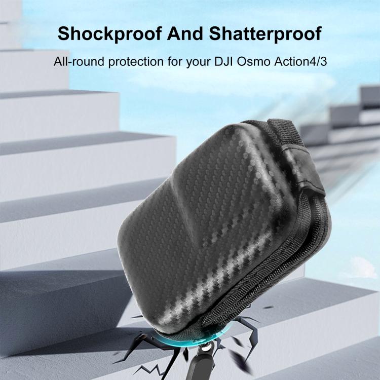 For DJI Osmo Action 4 / 3 PULUZ Mini Body Bag Portable EVA Storage Bag, For DJI Osmo Action 5 Pro / 4 / 3