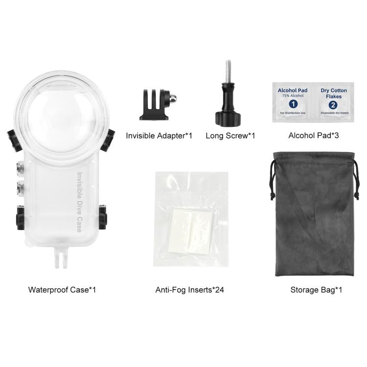 Insta360 X4 50m Waterproof Diving Case by PULUZ