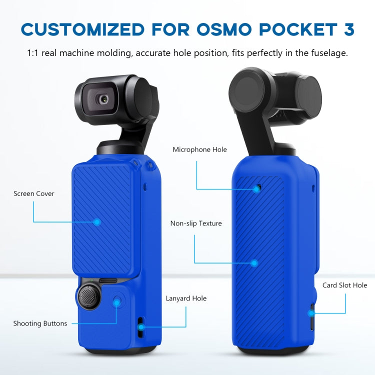 DJI Osmo Pocket 3 Silicone Case & Screen Protector Set