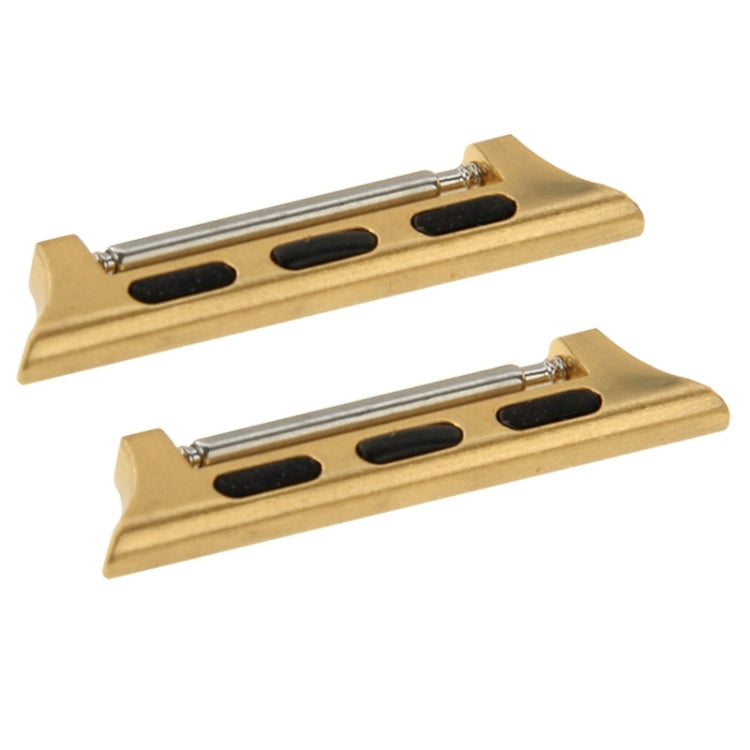 2 PCS for Apple Watch 38mm Metal Strap Connector Metal Buckle