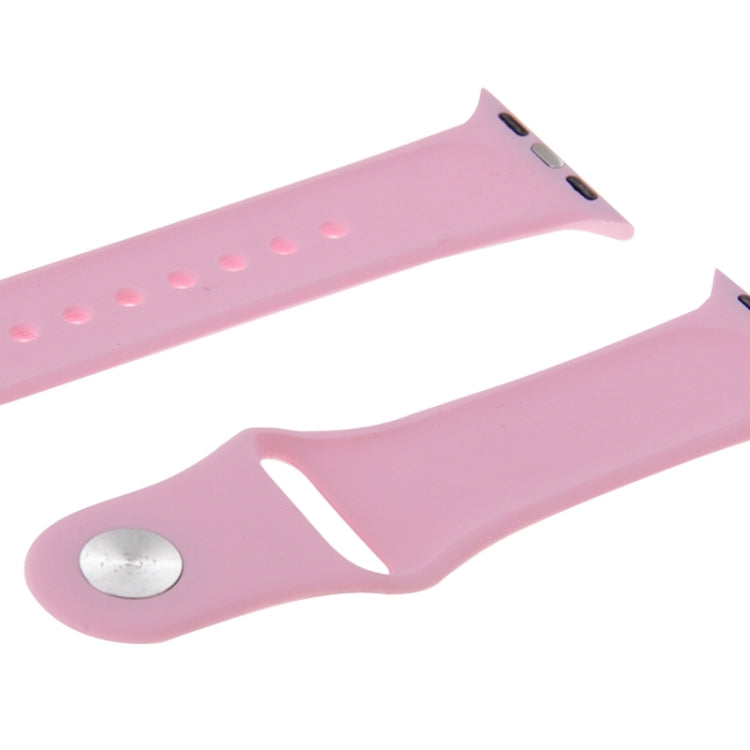 For Apple Watch Sport 38mm High-performance Rubber Sport Watch Band with Pin-and-tuck Closure