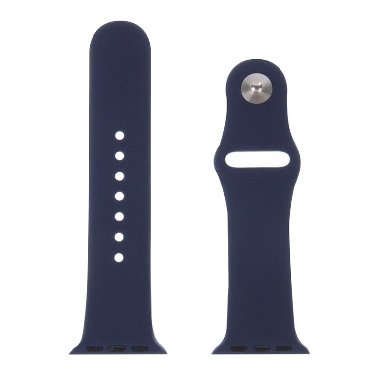 For Apple Watch Sport 38mm High-performance Rubber Sport Watch Band with Pin-and-tuck Closure