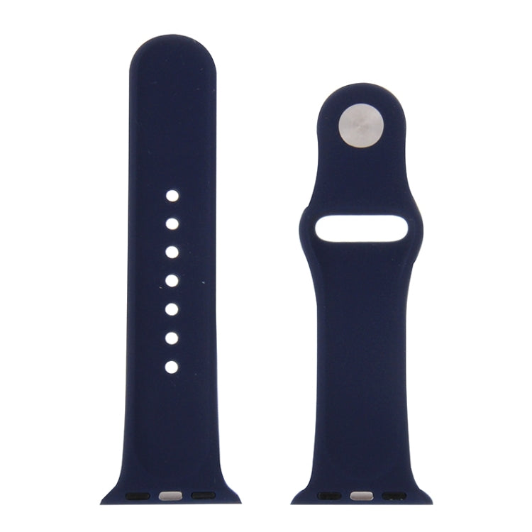 For Apple Watch Sport 38mm High-performance Rubber Sport Watch Band with Pin-and-tuck Closure