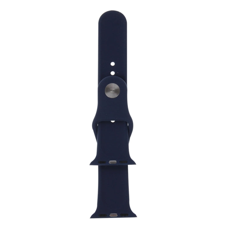 For Apple Watch Sport 38mm High-performance Rubber Sport Watch Band with Pin-and-tuck Closure