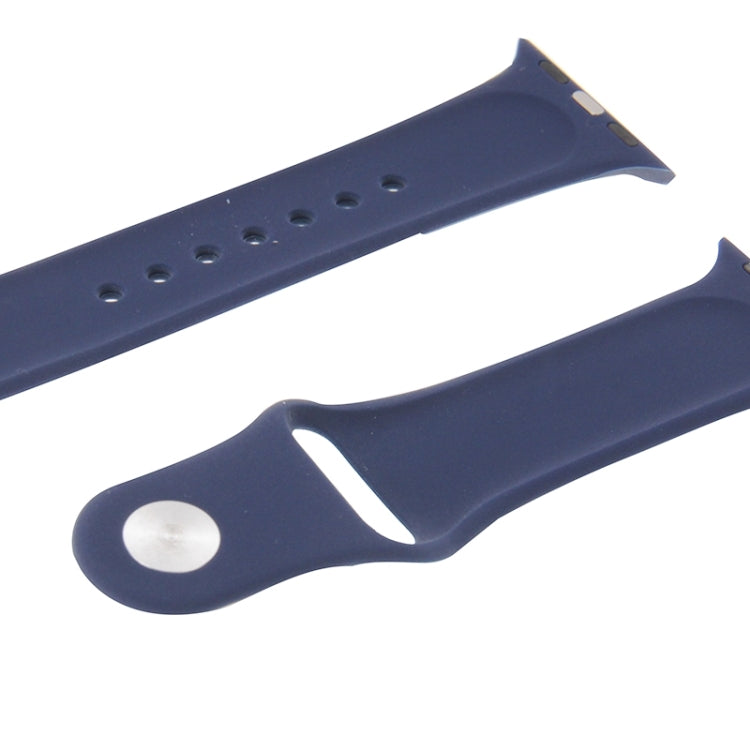 For Apple Watch Sport 38mm High-performance Rubber Sport Watch Band with Pin-and-tuck Closure