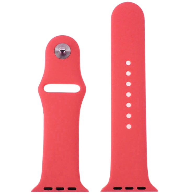 For Apple Watch Sport 42mm High-performance Rubber Sport Watch Band with Pin-and-tuck Closure