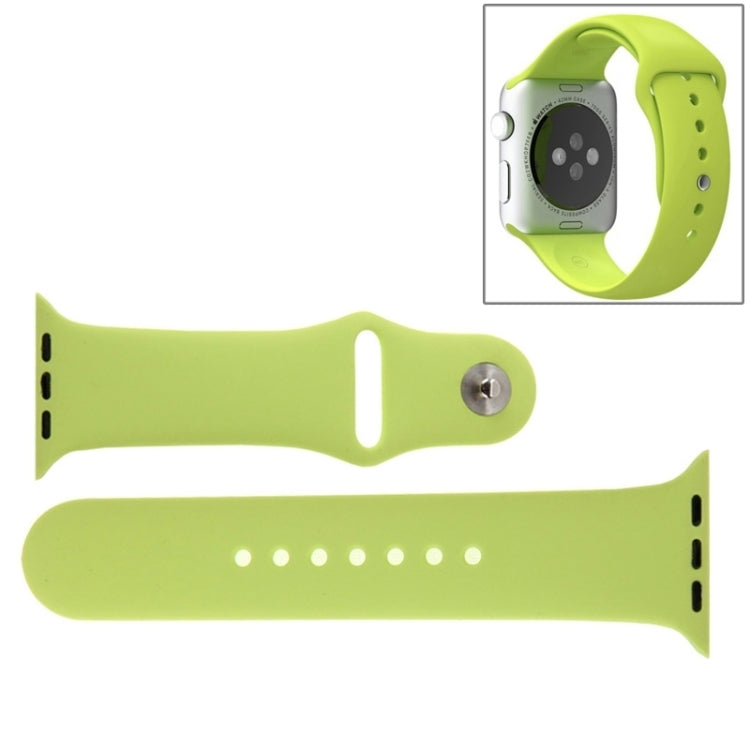 For Apple Watch Sport 42mm High-performance Rubber Sport Watch Band with Pin-and-tuck Closure